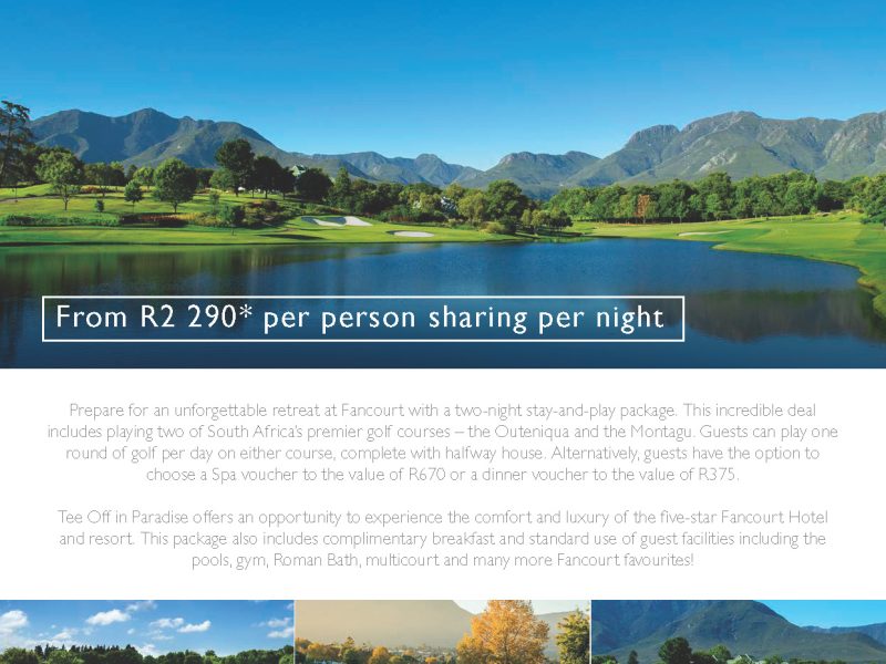 Tee Off in Paradise at Fancourt