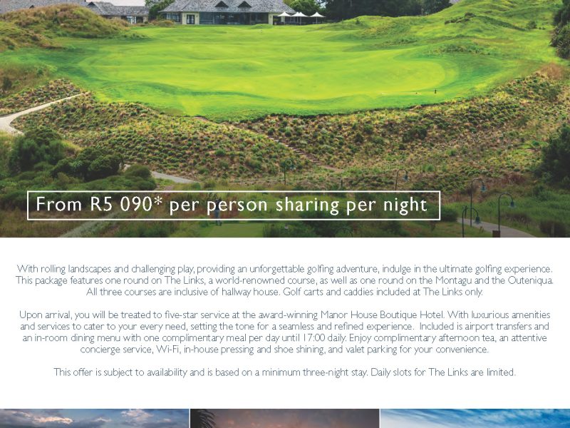 Fancourt - Ultimate Golf Escape at The Manor House