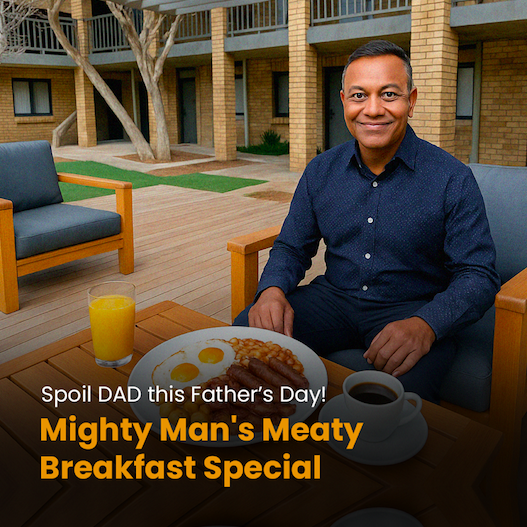 Mighty Meaty Man's Father's Day Breakfast 15 June 2025
